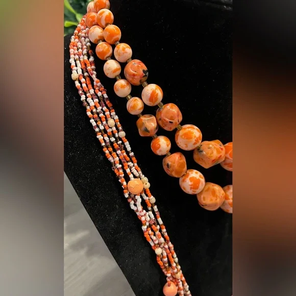 VINTAGE 3 PIECE SET W/SENSATIONAL COLOR AND A PERFECT BLEND OF GORGEOUSNESS!! - Picture 7 of 15